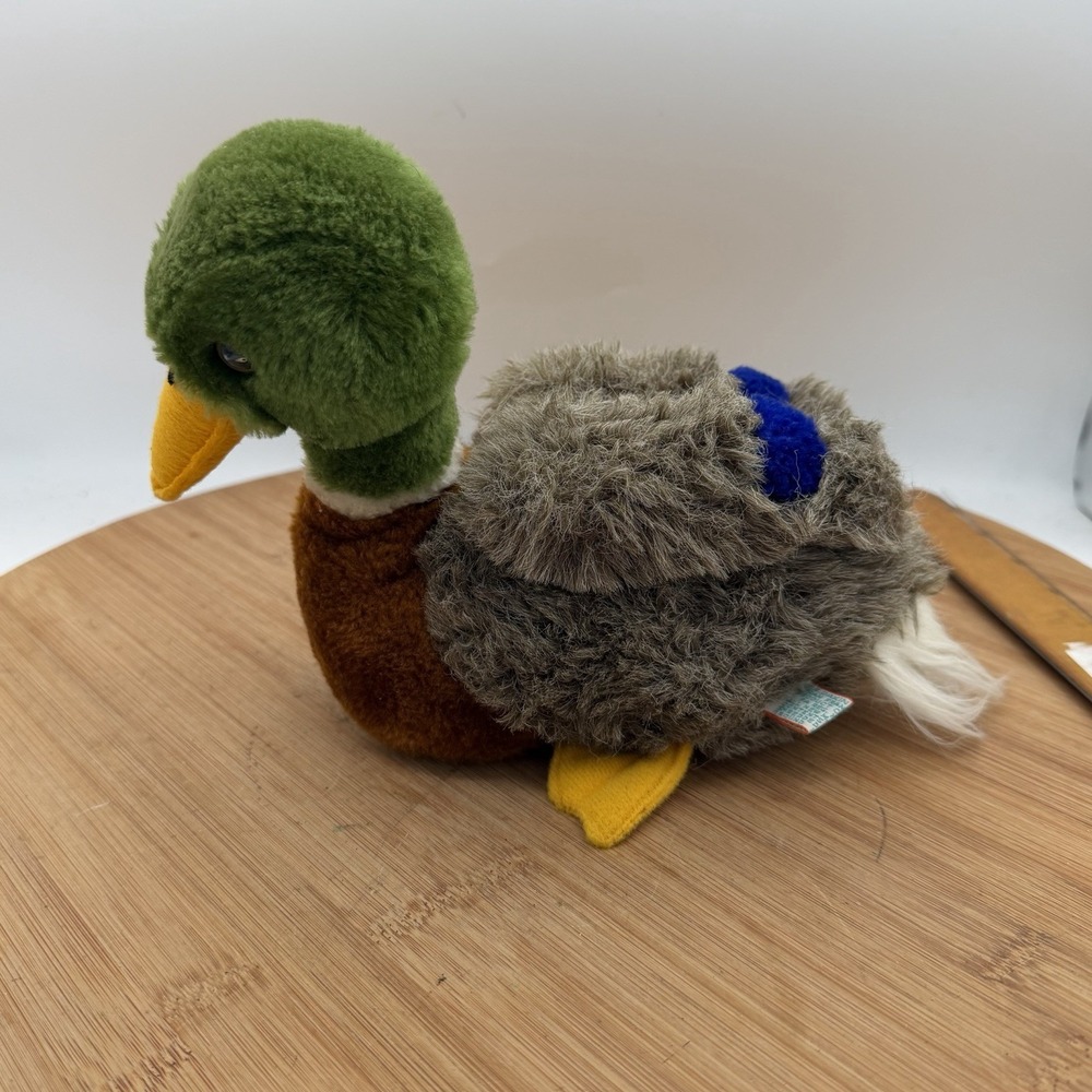 Vintage 1982 Plush Mallard Duck By Dakin &Co Mancave